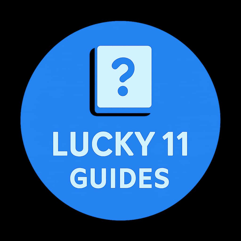 An icon representing Lucky 11 Guides for user support.