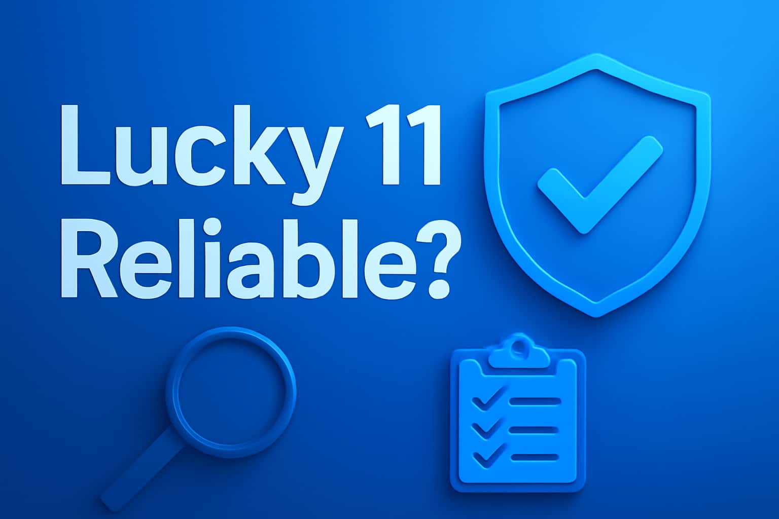 An illustrative scene discussing the reliability of Lucky 11 with focus on user safety and support.