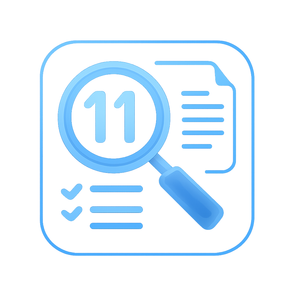 Icon representing the Lucky 11 Platform Overview.