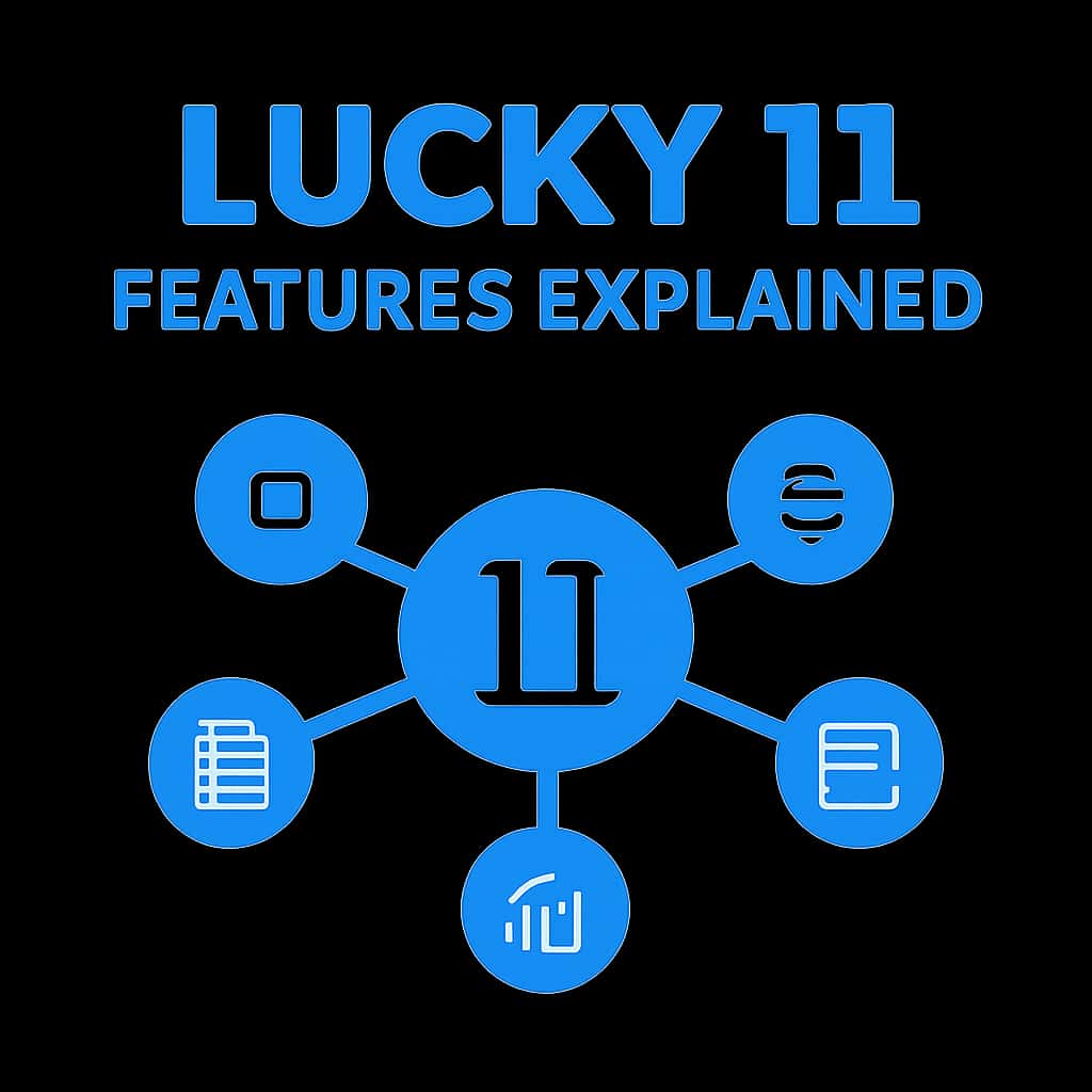 Diagram illustrating the features of Lucky 11.