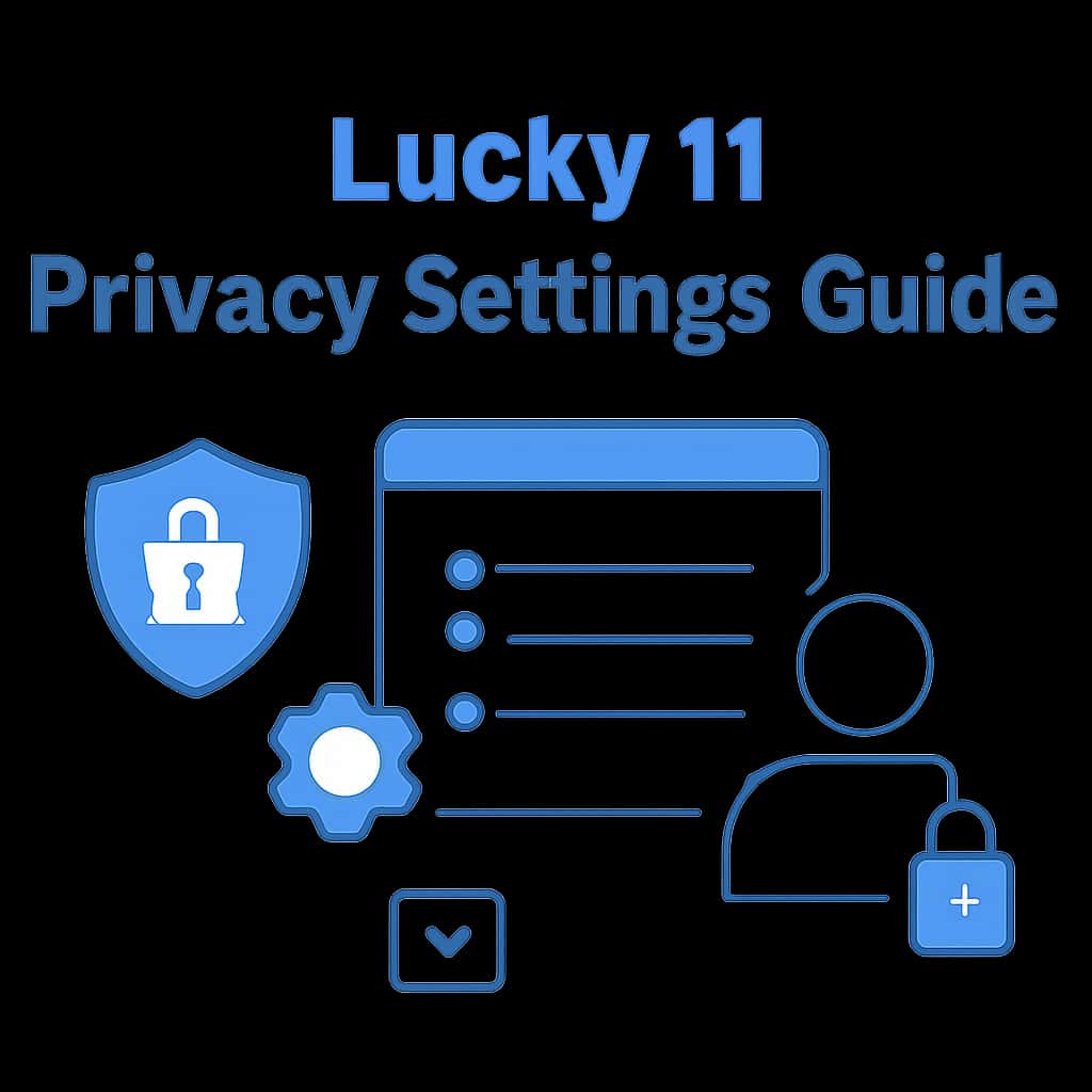 Illustration detailing the Lucky 11 Privacy Settings.