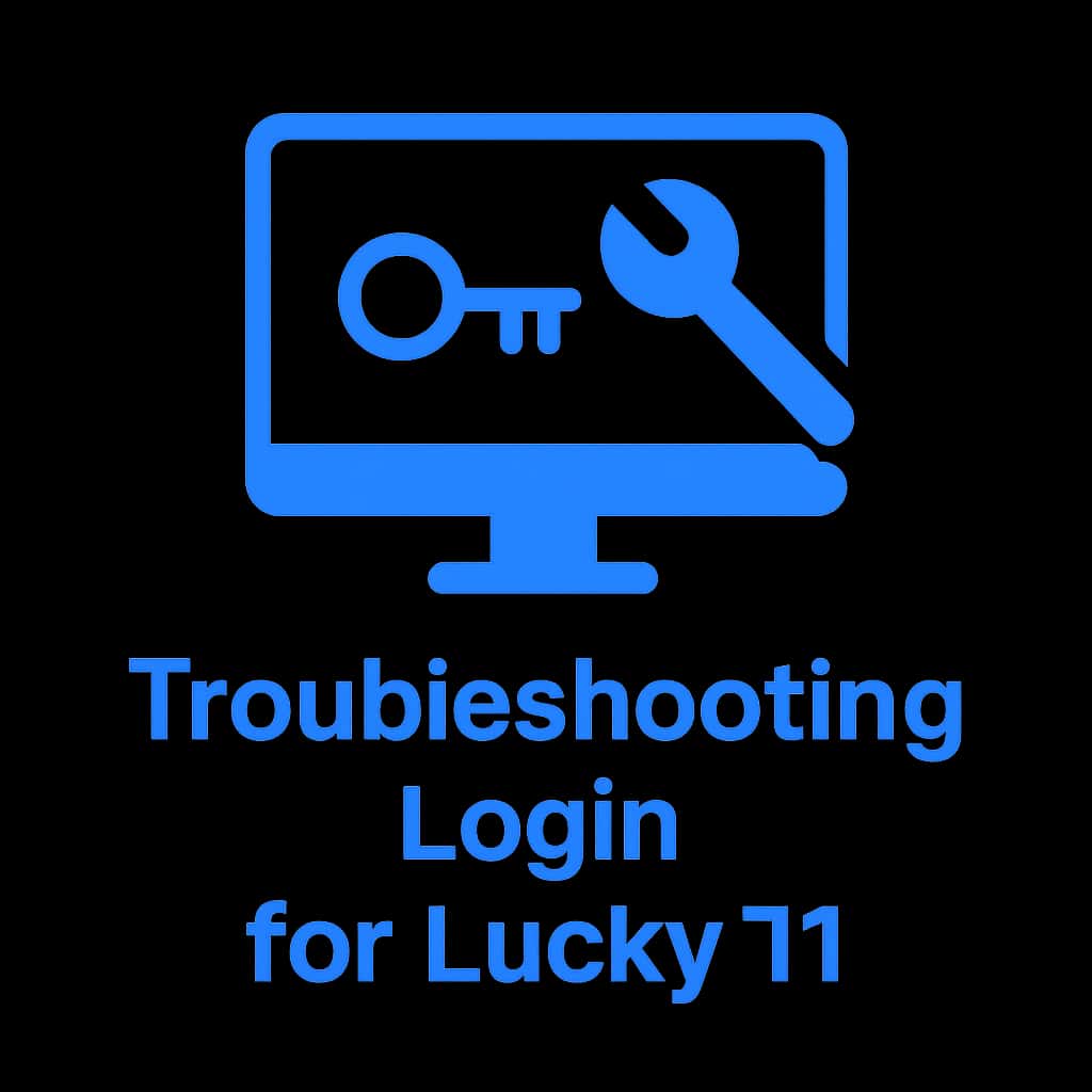 Icon representing troubleshooting login for Lucky 11